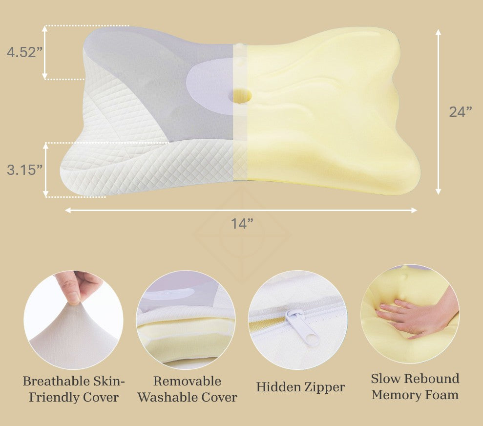 Cloud Support Pillow – Engineered for Balance and Renewal