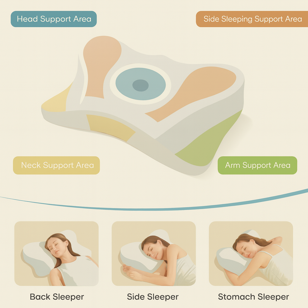 Cloud Support Pillow – Engineered for Balance and Renewal
