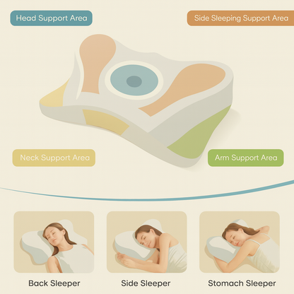 Cloud Support Pillow – Engineered for Balance and Renewal